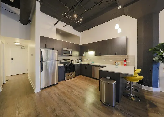 Apartment Chic Spacious 3br South Loop Near Mccormick Place, Roosevelt Cta & Shopping Area In